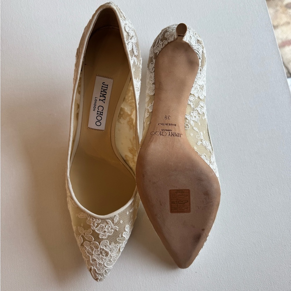 Authentic Jimmy Choo Romy Pumps - Picture 6 of 8